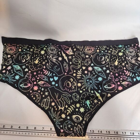 5X 28W Torrid Active Cheeky Panty Microfiber Rainbow Breathable Mystic Tarot Y2K - Picture 4 of 8